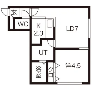 アッサンブレ南麻生【3階】の間取り