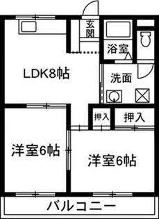 Memory Town ( メモリータウン )【2階】の間取り