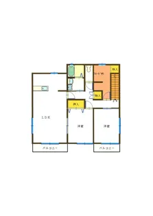 メゾンドアルジェント【2階】の間取り