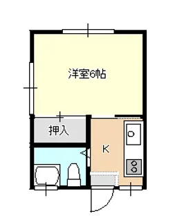 コーポ古都【1階】の間取り