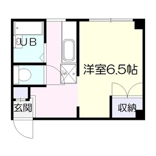 ハイツユニバーシティ【2階】の間取り