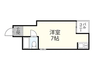 第一浜村ビル【4階】の間取り