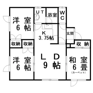 ロイヤルハイツ【1階】の間取り