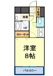 エンゼルハイム開成山公園【2階】の間取り