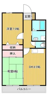 みどり荘【2階】の間取り