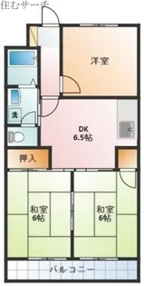 シュロス鵜の森【4階】の間取り