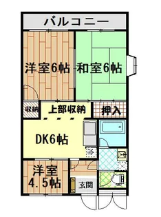 グリーンパーク田園19号【3階】の間取り