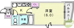 エステムコート神戸元町通【5階】の間取り