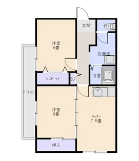 竹の内ビル【4階】の間取り