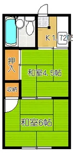 伊山荘【1階】の間取り
