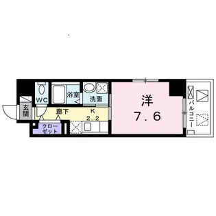 Ko Ki おもろ【6階】の間取り