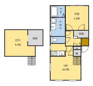 プリマ前橋参番館【2階】の間取り