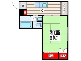 萬治洞ビル【3階】の間取り