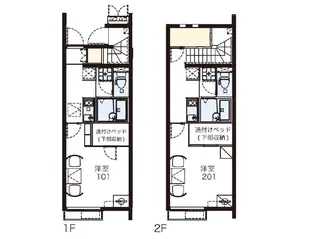 レオネクストK&I【1階】の間取り