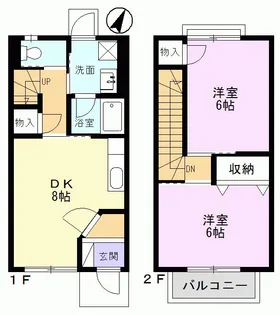 ルネージュKの間取り