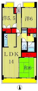 千葉県松戸市馬橋【マンション】の間取り