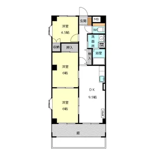 フォレストヴィラ【1階】の間取り