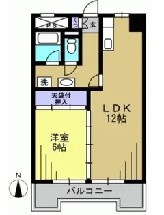 ユーアイ品川【7階】の間取り