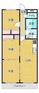 コーポフルハウス【1階】の間取り