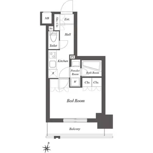 ミュージシャンズヴィラ幡ヶ谷【7階】の間取り