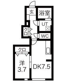 ダイヤモンドヒルズ半田上池【1階】の間取り