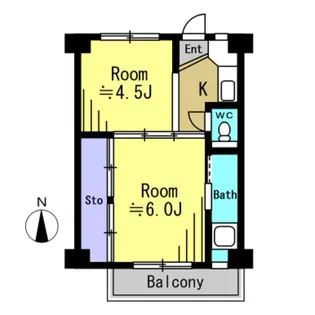 岩手県北上市常盤台1【マンション】の間取り