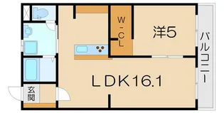 植木マンション【3階】の間取り