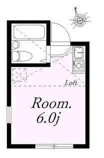 ユナイト別所ベルナールブッフェ【2階】の間取り