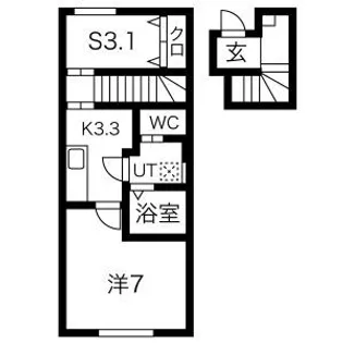 RESI大沢川原II【2階】の間取り