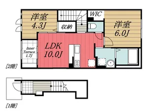 千葉県成田市本三里塚【アパート】の間取り