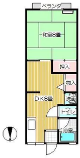 シティハイム北上A【1階】の間取り