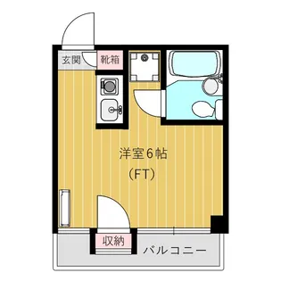 エリア二子ビル【2階】の間取り