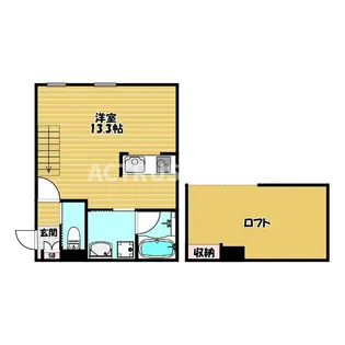 大阪府大阪市東住吉区田辺3【アパート】の間取り