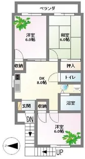 エスポワール【1階】の間取り