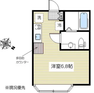 アパートメント善福寺【1階】の間取り