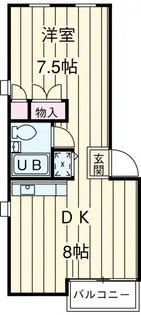 マイホーム国立【2階】の間取り