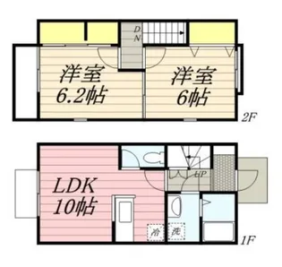 宮城県名取市飯野坂4【一戸建】の間取り