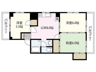 大上ビル【2階】の間取り
