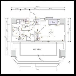 スカイコートグランデ木場【10階】の間取り