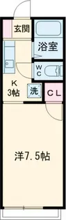 1Kの間取り画像