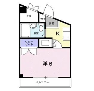 茨城県水戸市東原1【マンション】の間取り