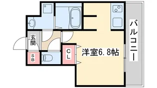 べクス福島【10階】の間取り