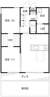 高断熱エコマンション 断熱等級7【1階】の間取り