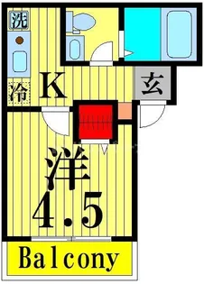 グランリヴェール【1階】の間取り