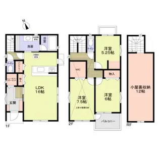 千葉県市川市国府台4【一戸建】の間取り