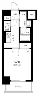 メイクスデザイン両国サウス【6階】の間取り