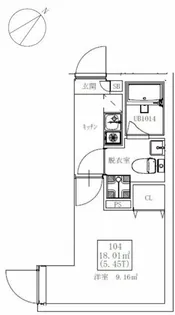 東京都北区赤羽北3【マンション】の間取り