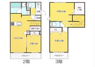 ヴェルデ【2階】の間取り
