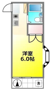 東京都小金井市東町4【アパート】の間取り
