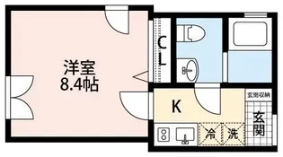 Como Yotsuya【2階】の間取り